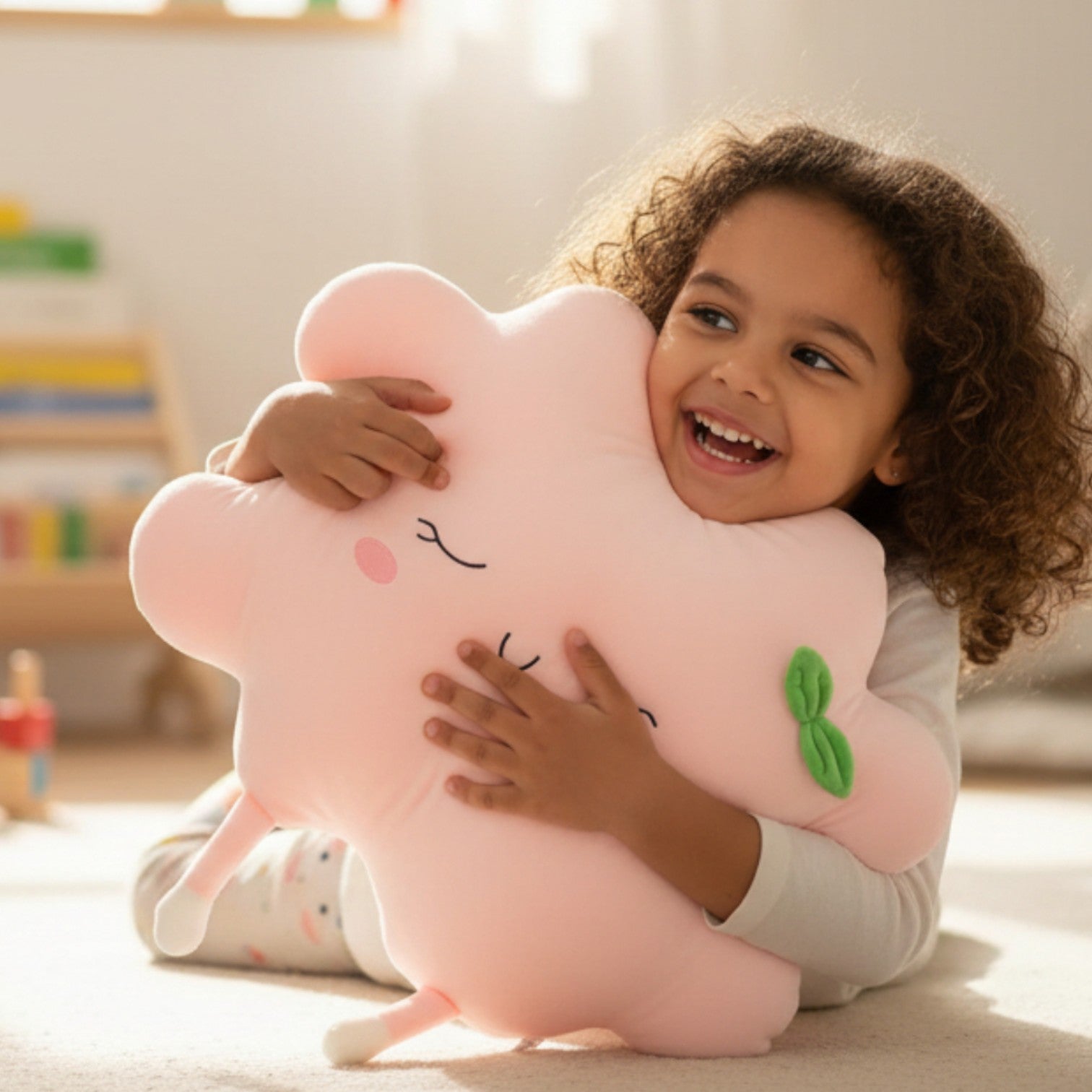 Almofada de Pelúcia Toque de Seda Nuvem Serena