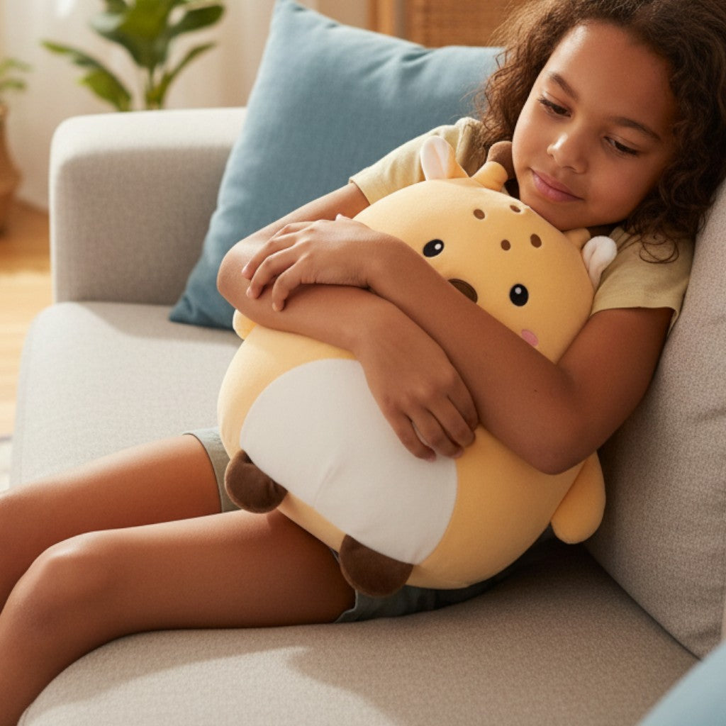 Girafa de Pelúcia – Almofada de Aconchego