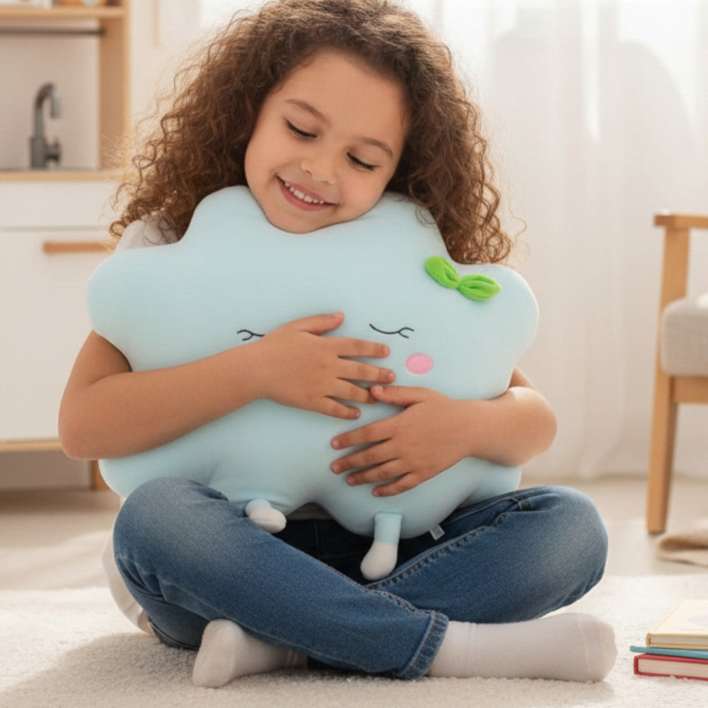 Almofada de Pelúcia Toque de Seda Nuvem Serena