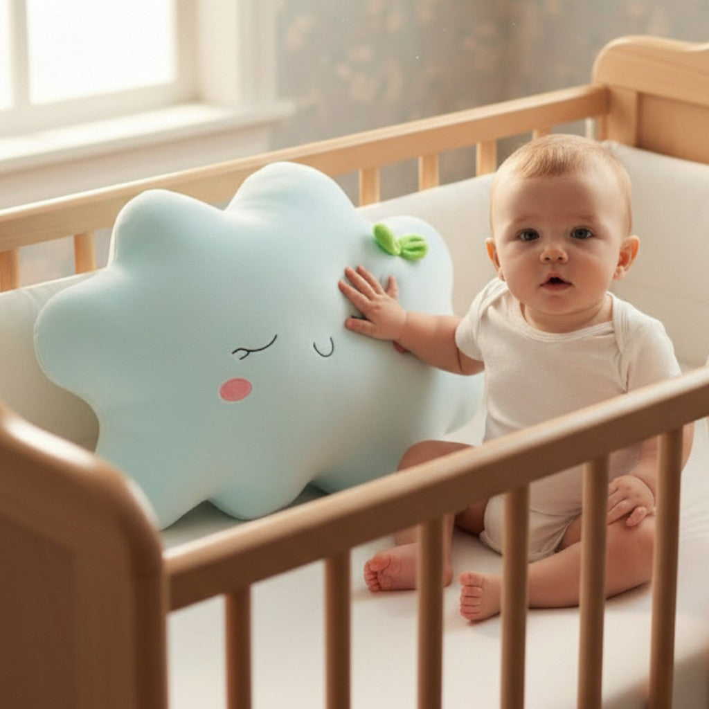 Almofada de Pelúcia Toque de Seda Nuvem Serena