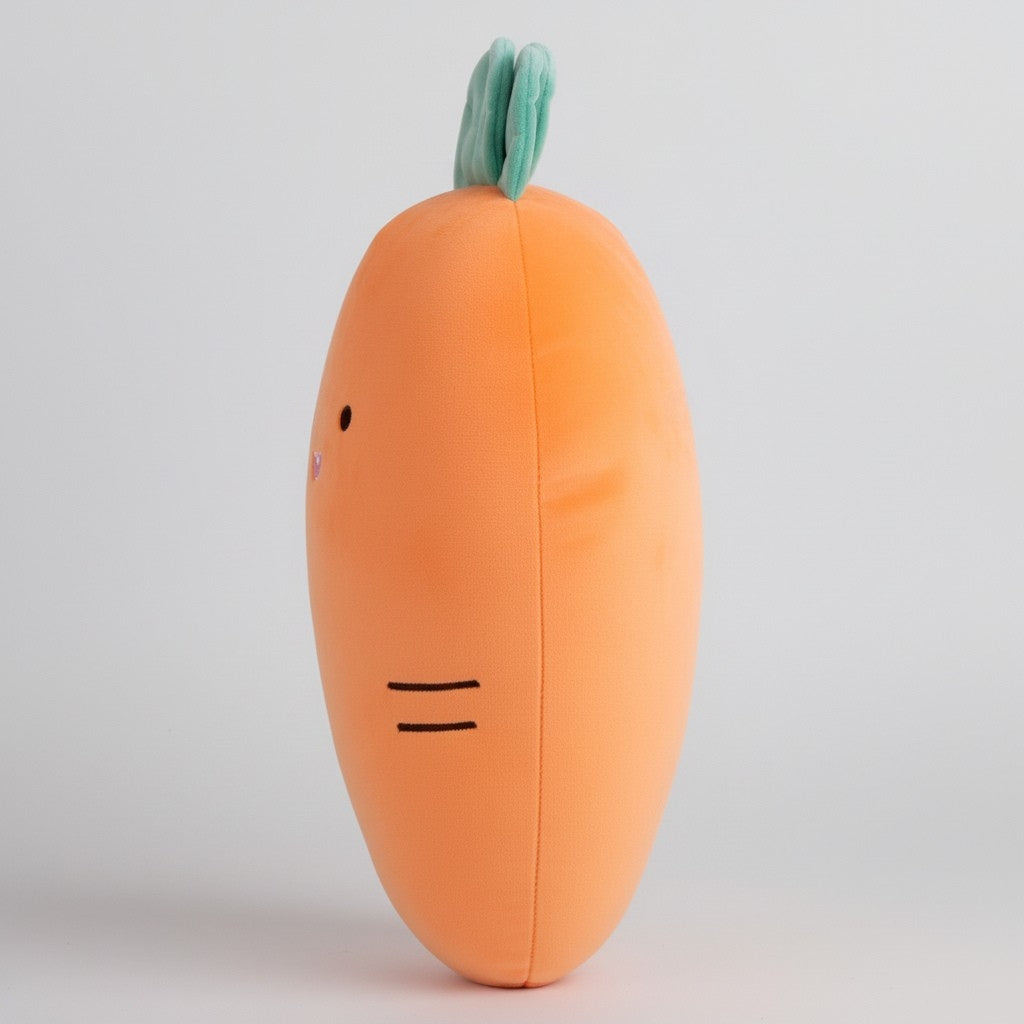 Almofada Cenoura de Pelúcia Extremamente Macia