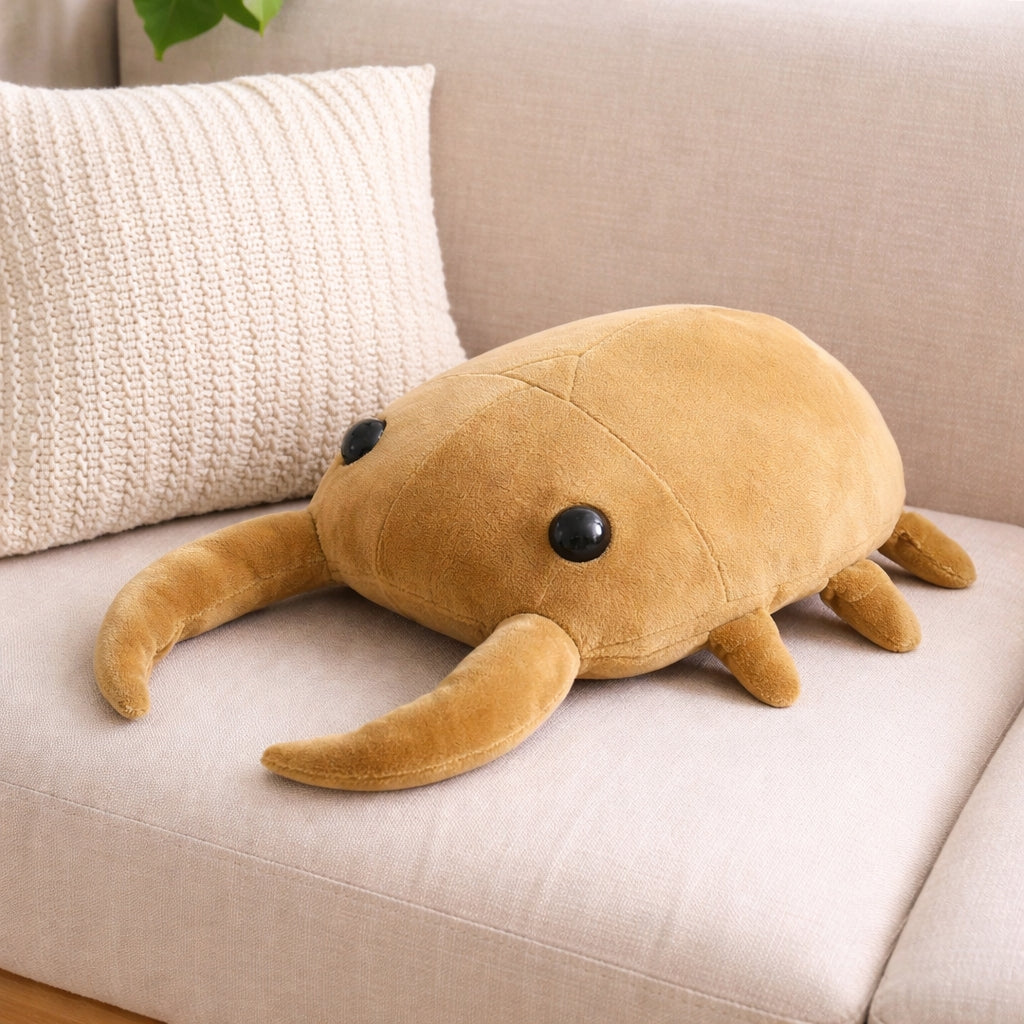 Almofada Criativa Besouro-Cervo de Pelúcia Realista