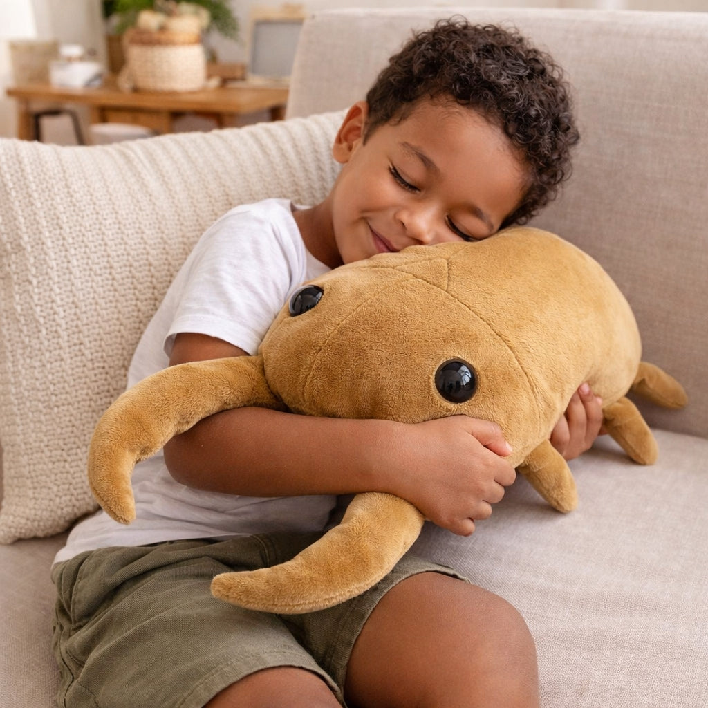 Almofada Criativa Besouro-Cervo de Pelúcia Realista