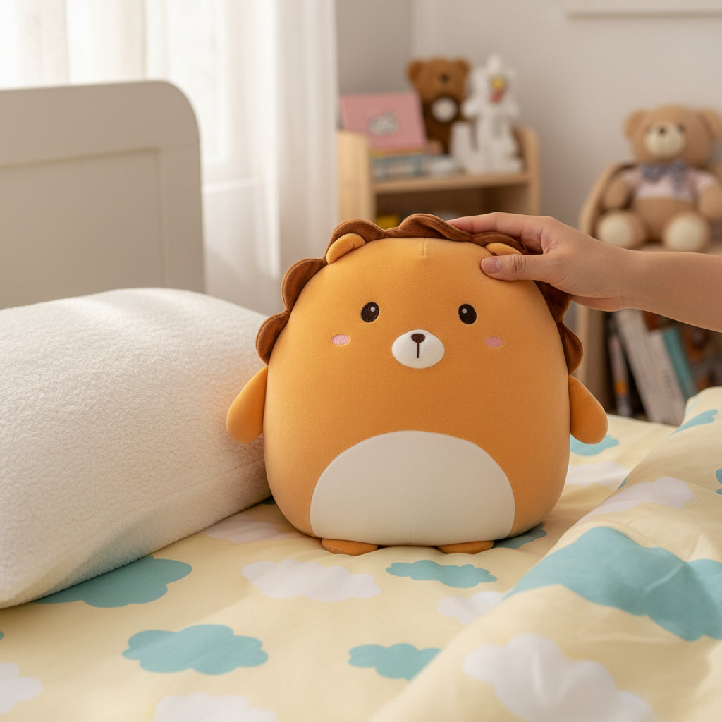 Leão de Pelúcia - Almofada de Repouso