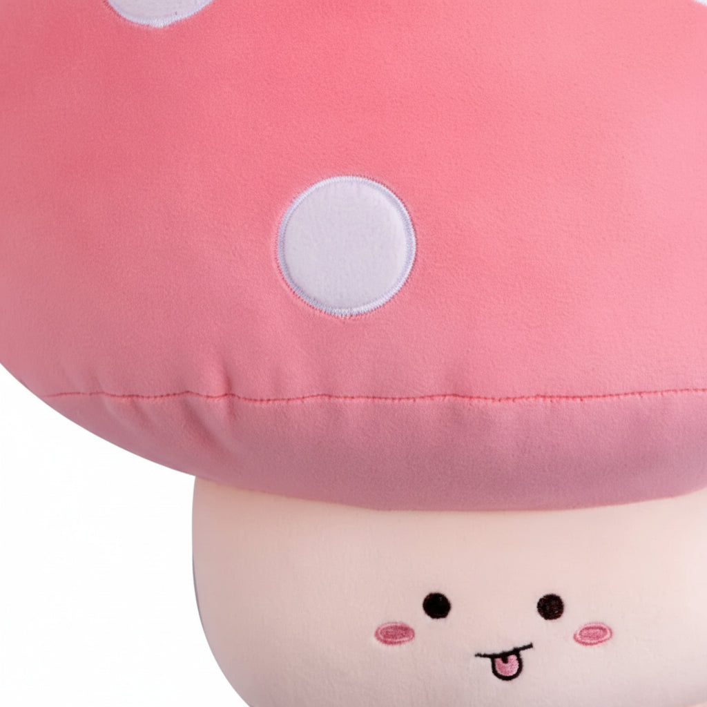 Almofada Cogumelo de Pelúcia Macia