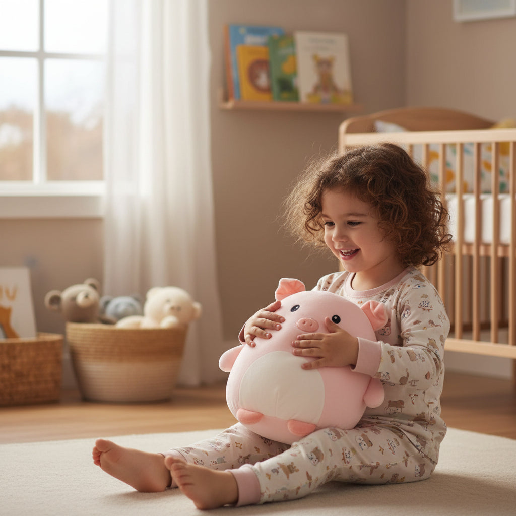 Porquinha de Pelúcia – Almofada de Repouso