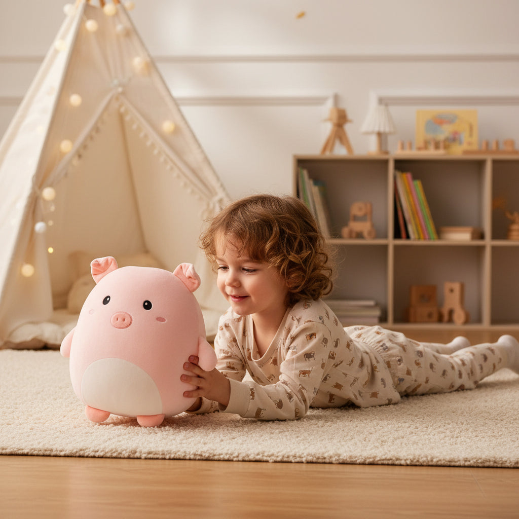 Porquinha de Pelúcia – Almofada de Repouso